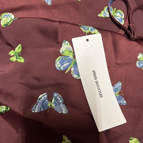 NEW Urban Outfitter brown butterfly dress - Picture 3 of 4